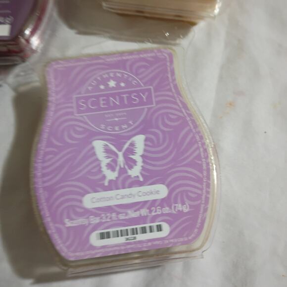 Scentsy Bar Trio 1)Cotton Candy Cookie-1)Welcome Home-1)Snowberry 3.2 oz each - Picture 3 of 5